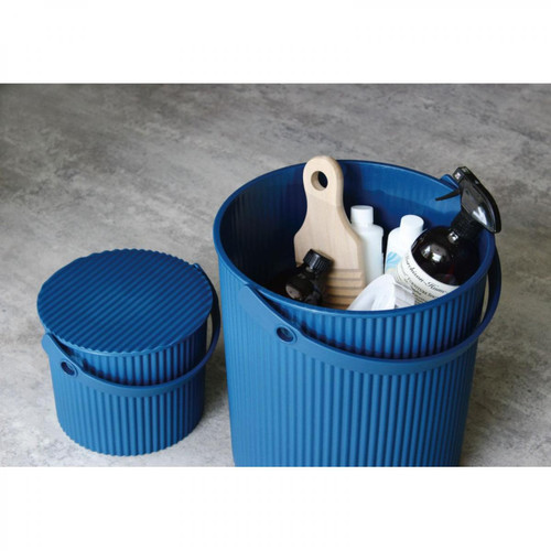 Corbeille, panier Seau omnioutil - Bucket S - 27 × 25 × 21 cm - Bleu marine