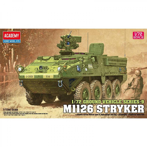 Academy - ACADEMY Models 13411 M1126 Stryker US Infantry Carrier Vehicle 1/72 Scale Model Kit Academy  - Academy