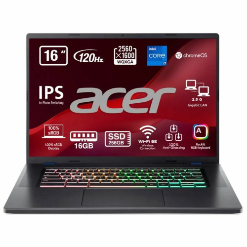 Acer - Ordinateur Portable Acer Chromebook 516 GE CBG516-1H-72EW Espagnol Qwerty Intel Core I7-1260P 256 GB SSD 16" 16 GB RAM - Chromebook