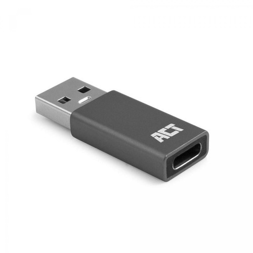 Act Editions - ACT AC7375 changeur de genre de câble USB Type-C USB Type-A Gris Act Editions - Hub