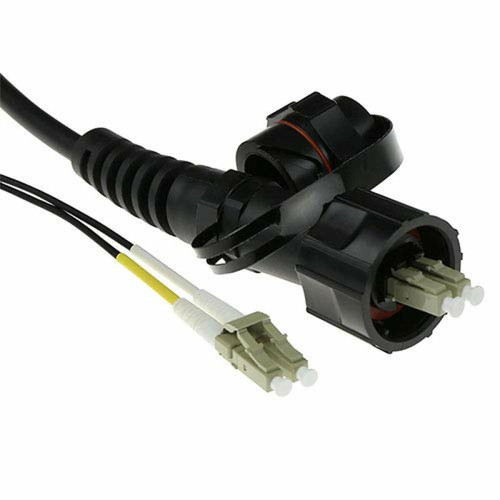 Act Music - ACT 20 meter multimode 50/125 OM3 duplex fiber patch cable with LC and IP67 LC connectors 20M LCODVA-LC OM3 DX 7MM (RL7120) Act Music  - Câble tuning PC