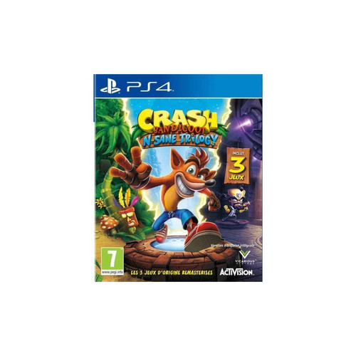 Activision - Crash Bandicoot N-SANE Trilogy Jeu PS4 Activision   - Crash Bandicoot : N.Sane Trilogy Jeux et Consoles