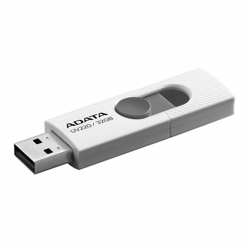 Adata - Clé USB Adata UV220 Gris Blanc/Gris 32 GB Adata  - Clés USB 32 Go Clés USB