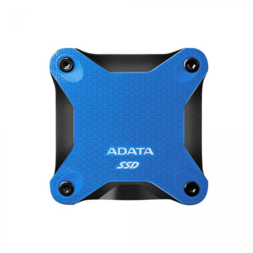 Adata - SD600Q Disque Dur SSD Externe 240Go 2.5" NAND 3D USB 3.2 Bleu - SSD Externe