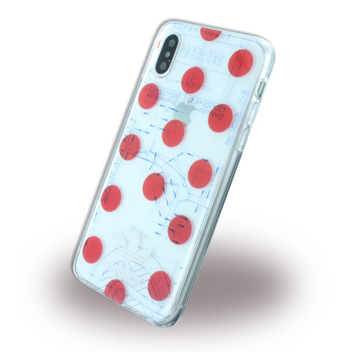 Adidas - adidas 70s transparent coque hard cover apple iphone x rouge / blanc Adidas  - Accessoire Smartphone