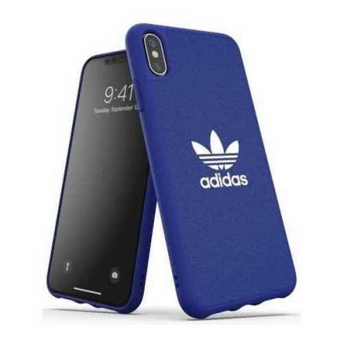Adidas -adidas moulded coque canvas iphone xs max niebieski/blue 34960 Adidas  - Coque, étui smartphone Adidas