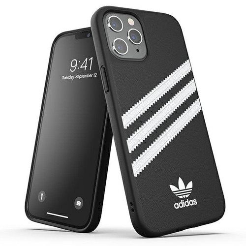 Adidas - adidas or moulded coque pu iphone 12 pro max czarno blanc/ noir blanc 42231 Adidas   - Coque, étui smartphone Adidas