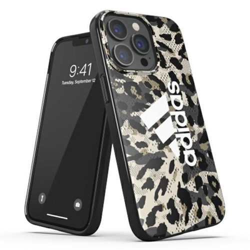 Adidas - adidas or snap coque leopard iphone 13 pro / 13 6,1" beżowy/beige 47258 Adidas - Marchand Destock access