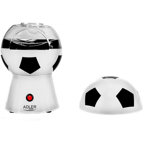 Adler - machine a popcorn 1200W noir blanc ballon - Adler