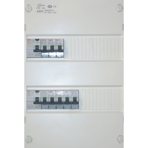 AEG - Coffret électrique prééquipé 2 rangées, 26 modules - Tableaux prééquipés