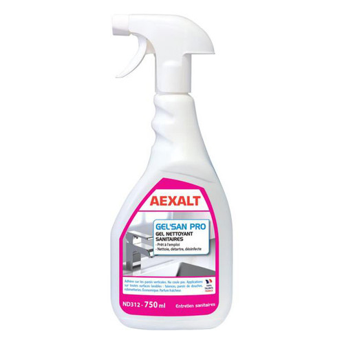 AEXALT - Aexalt - Gel'san pro nettoyant sanitaires prêt à l'emploi 750 ml AEXALT - Terrasses & Allées