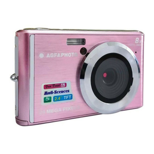 Agfa Photo - AGFA PHOTO Realishot DC5200 - Appareil Photo Numerique Compact 21 MP, 2.4 LCD, Zoom Digital 8x, Batterie Lithium Rose Agfa Photo  - Marchand Zoomici