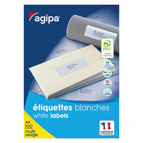 Accessoires Bureau Agipa Etiquettes adresses 105 x 57 mm Agipa 119013 - Boîte de 1000