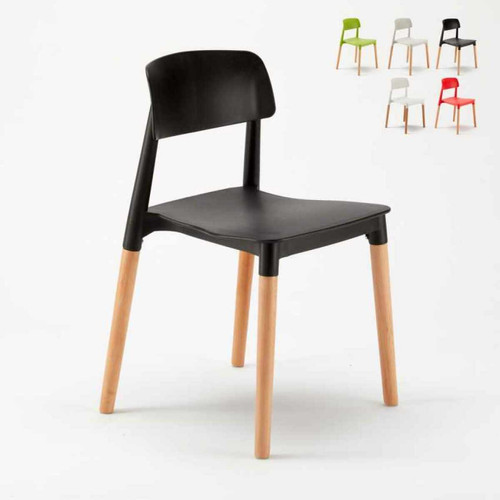 Ahd Amazing Home Design - Chaise pour Salle à Manger Bar Design Moderne Belloch Barcellona, Couleur: Noir Ahd Amazing Home Design  - Maison Or