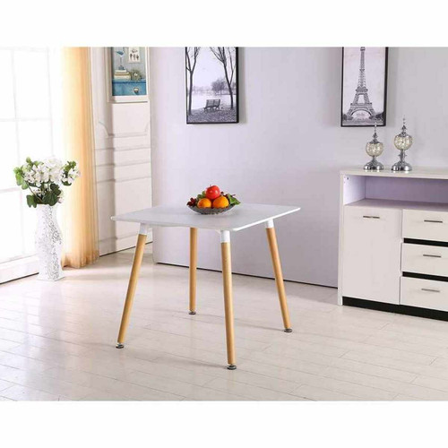Ahd Amazing Home Design Table carré DSW Eamess DAW en bois et po