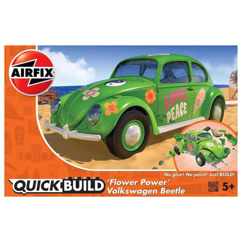 Airfix - Quickbuild VW Beetle Flower-Power - Airfix Airfix  - Voitures RC