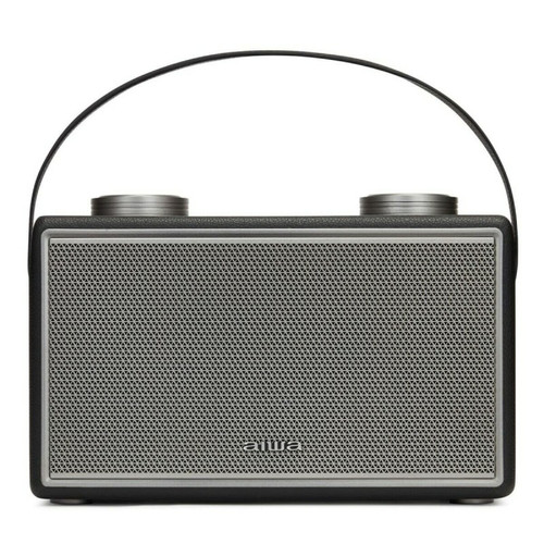 Radio Radio Bluetooth portable Aiwa BSTU800BK  50W Haut-parleur Gris Vintage