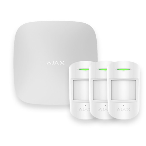Ajax Systems - AJAX-HUBKIT-PRO-W Ajax Systems  - Alarme connectée
