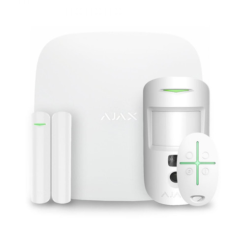 Ajax Systems - AJAX HUB 2 PLUS KIT 1W - Alarme connectée Compatible animaux