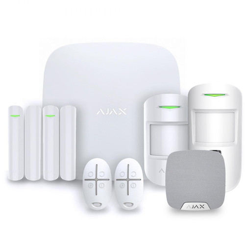 Ajax Systems - AJAX HUB 2 PLUS KIT 2W - Alarme connectée Compatible animaux