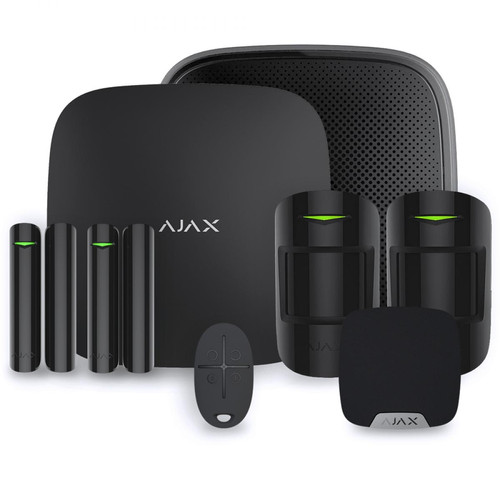 Ajax Systems - AJAX HUB 2 PLUS KIT 3B - Surveillance sans fil sans internet