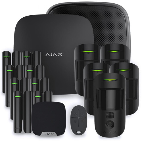 Ajax Systems - AJAX HUB 2 PLUS KIT 6B - Alarme connectée