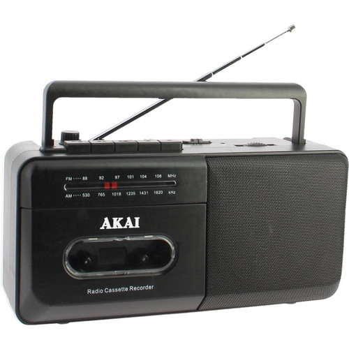 Akai - Akai. Radio cassette enregistreur avec encodeur USB Noir - Marchand My best shop