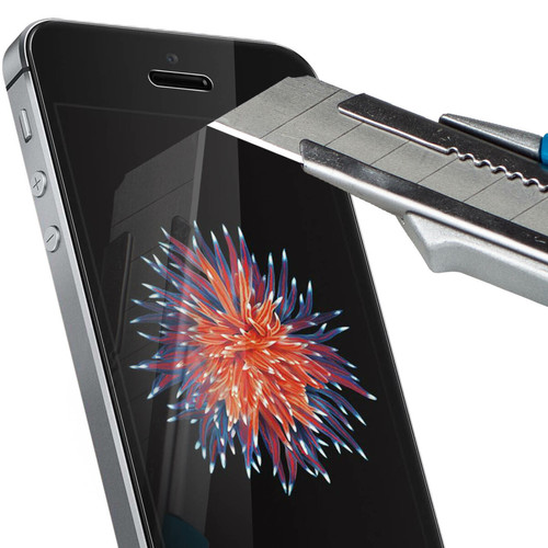 Protection écran smartphone Film iPhone 5, 5S, SE et 5C 2x Film Verre trempé Akashi Anti rayures chocs