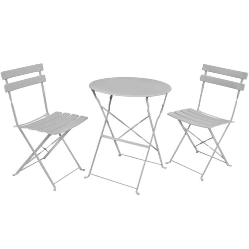 AKORD - Salon de jardin ORION AKORD  - Ensemble table ronde et chaise