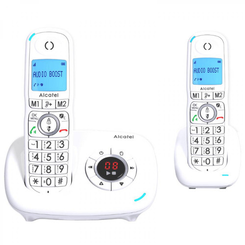 Alcatel - Téléphone Fixe sans fil senior Alcatel XL585 Voice Duo pour sénior - Téléphone fixe Pack reprise