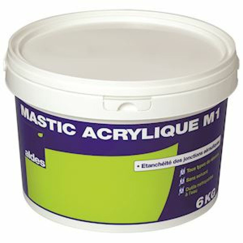 Aldes - mastic acrylique - pot de 6 kg - aldes 11091078 Aldes  - Silicone acrylique