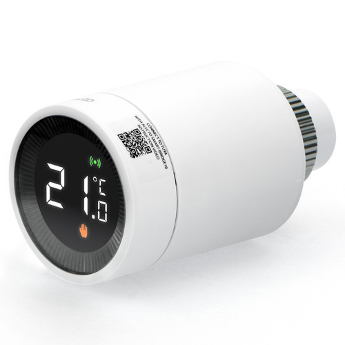 Thermostat connecté Alecto Vanne de radiateur thermostatique intelligent Zigbee SMART-HEAT10 Blanc