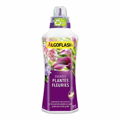 Algoflash - Engrais Plantes Fleuries 750 mL Algoflash  - Engrais organique Jardinerie