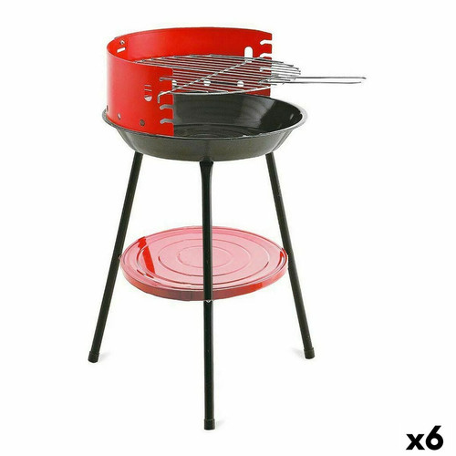 Algon - Barbecue Algon Rouge Grill 36 x 36 x 55 cm Algon  - Grille barbecue 55 cm