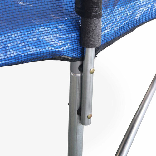 sweeek Trampoline Ø430cm - Vénus bleu avec son filet de protection - Trampoline de jardin 430cm 4m | sweeek