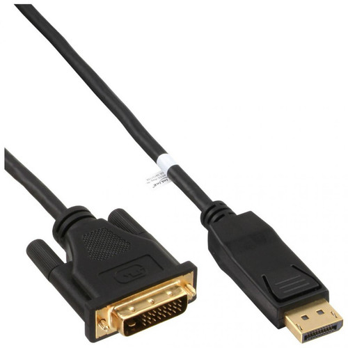 Câble antenne Alpexe Câble de conversion InLine® DisplayPort vers DVI noir 0.3m