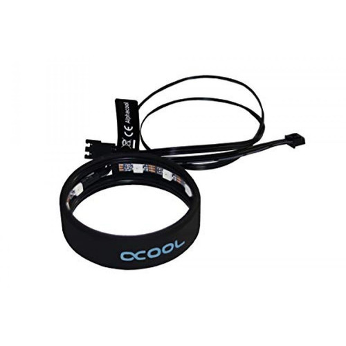 Alphacool - Anneau RGB pour Réservoir Ø60mm Aurora HardTube LED Ring (Noir) - Kit watercooling Alphacool