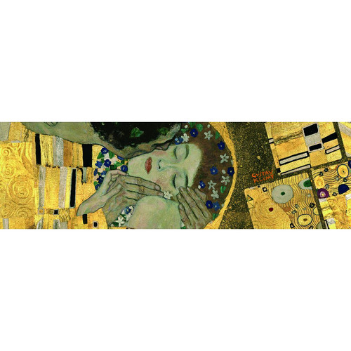 Alter - Chemin de cuisine, 100% Made in Italy, Tapis résistant aux taches avec impression numérique, Tapis antidérapant et lavable, Modèle Klimt, 180x52 cm Alter  - Décoration