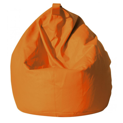 Alter - Pouf élégant, couleur orange, Dimensions 80 x 120 x 80 cm Alter  - Poufs