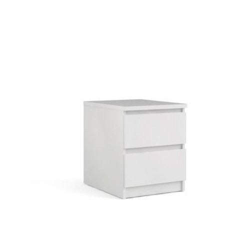 Alter - Table de chevet à deux tiroirs, coloris blanc brillant, 40 x 49 x 50 cm Alter  - Chevet enfant
