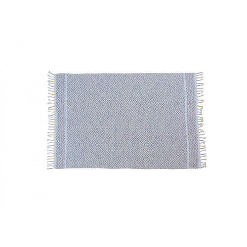 Tapis Alter Tapis moderne Ontario, style kilim, 100% coton, gris, 170x110cm