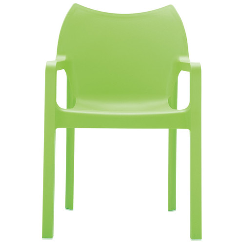 Alterego - Chaise design de terrasse 'VIVA' verte en matière plastique Alterego  - Alterego
