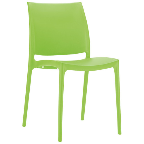 Alterego - Chaise design 'ENZO' en matière plastique vert clair Alterego  - Chaise écolier Chaises