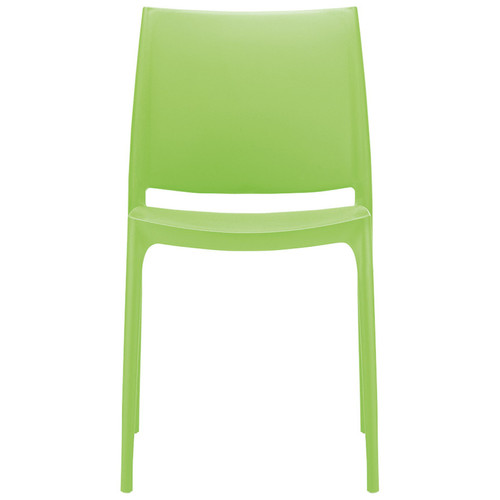 Alterego Chaise design 'ENZO' en matière plastique vert clair