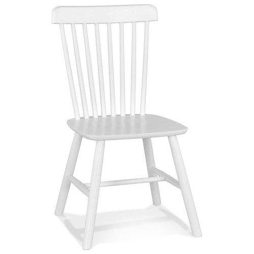 Chaises Alterego Chaise design 'MONTANA' en bois blanc