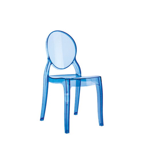 Alterego - Chaise enfant 'KIDS' bleue transparente en matière plastique Alterego  - Alterego