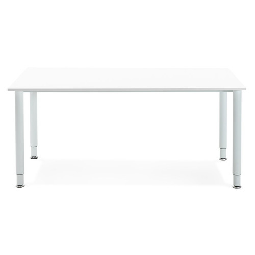 Alterego Table de réunion / bureau design 'FOCUS' blanc - 160x80 cm
