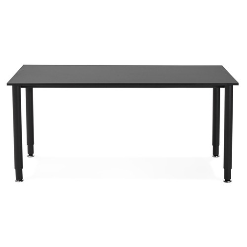 Alterego Table de réunion / bureau design 'FOCUS' noir - 160x80 cm
