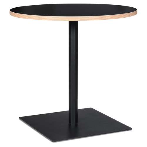 Alterego - Table ronde 'FUSION ROUND' noire - Ø 80 cm Alterego - Tables à manger Alterego