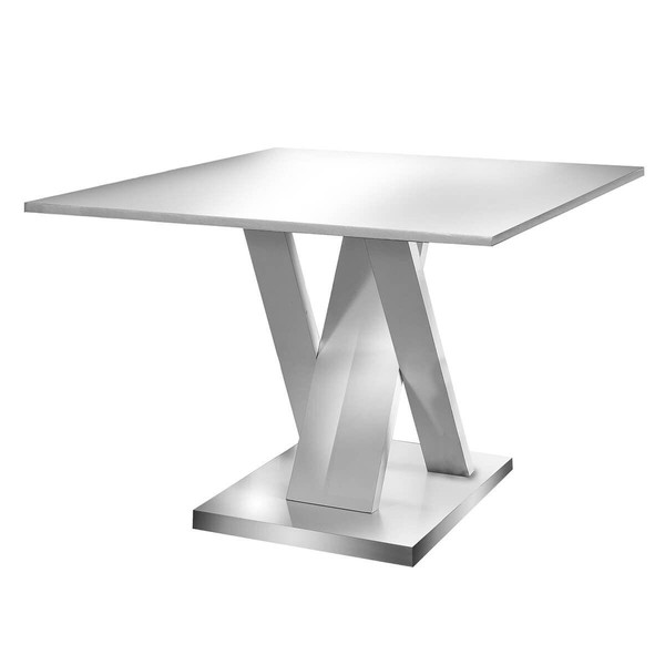 Tables à manger Altobuy BERGEN - Table Repas Rectangulaire L160cm Coloris Blanc